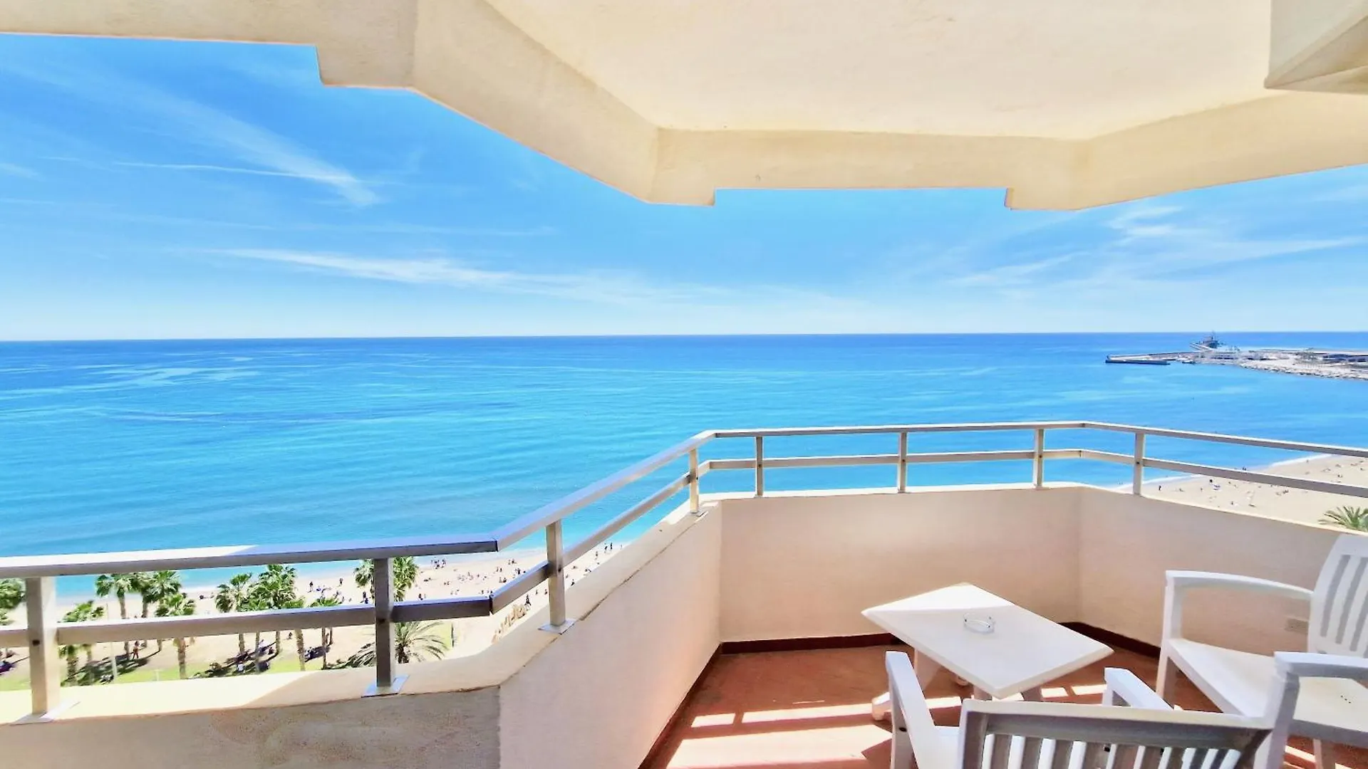 Sr Malagueta Beach Front Wonderful Sea View 말라가